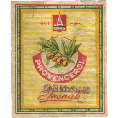 Этикетка «Trade mark «A СНАБ»